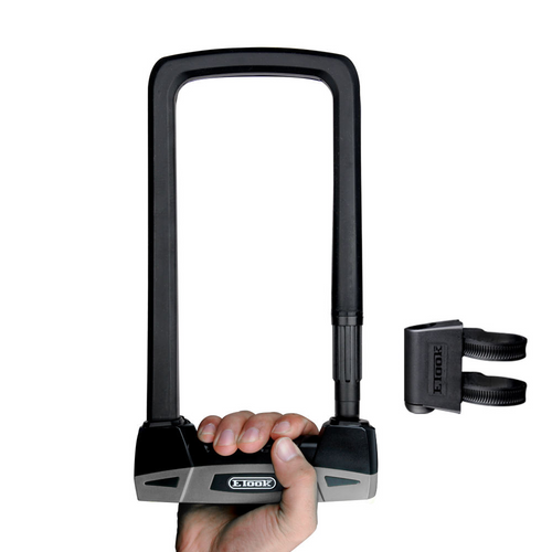 ETOOK Anti-Cut Steel U-Lock with Silicone Sleeve