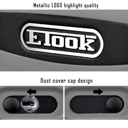 ETOOK Anti-Cut Steel U-Lock with Silicone Sleeve