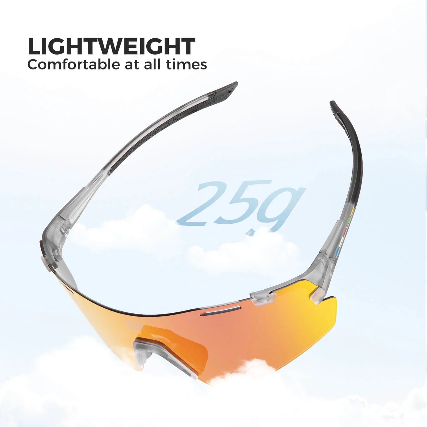 Rockbros Boundless Photochromic Cycling Sunglasses