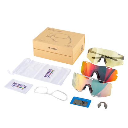 Rockbros Boundless Photochromic Cycling Sunglasses