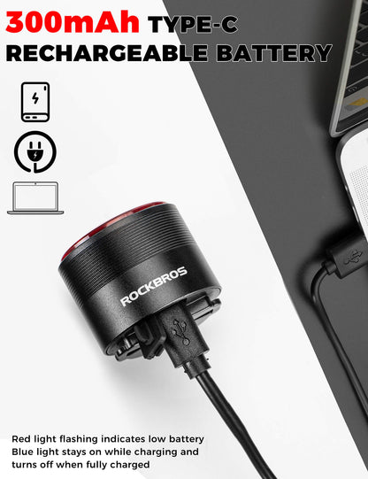 Rockbros Q3 Brake-Sensing Smart Tail Light