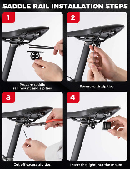 Rockbros Q3 Brake-Sensing Smart Tail Light
