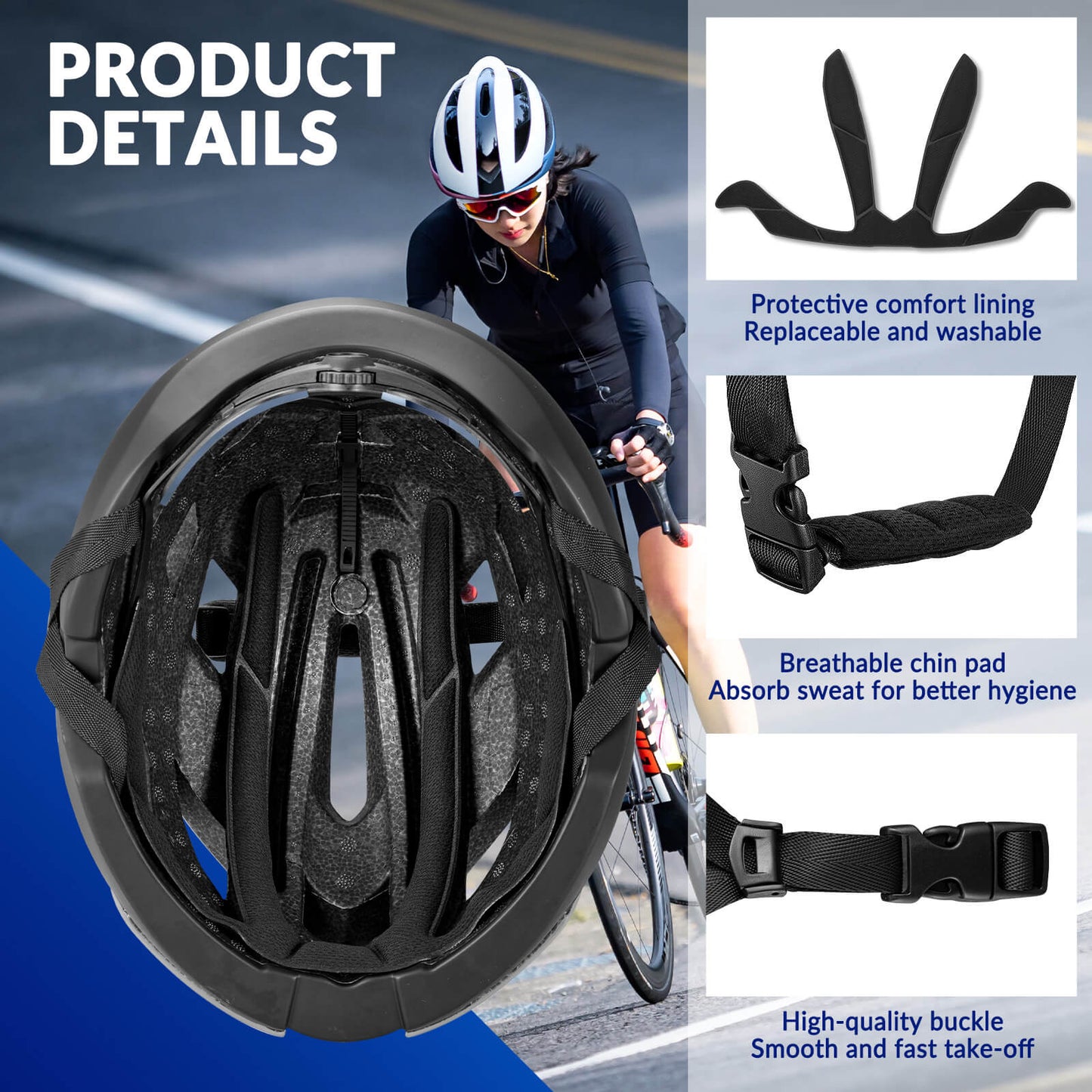 Rockbros Buysse Protective Cycling Helmet