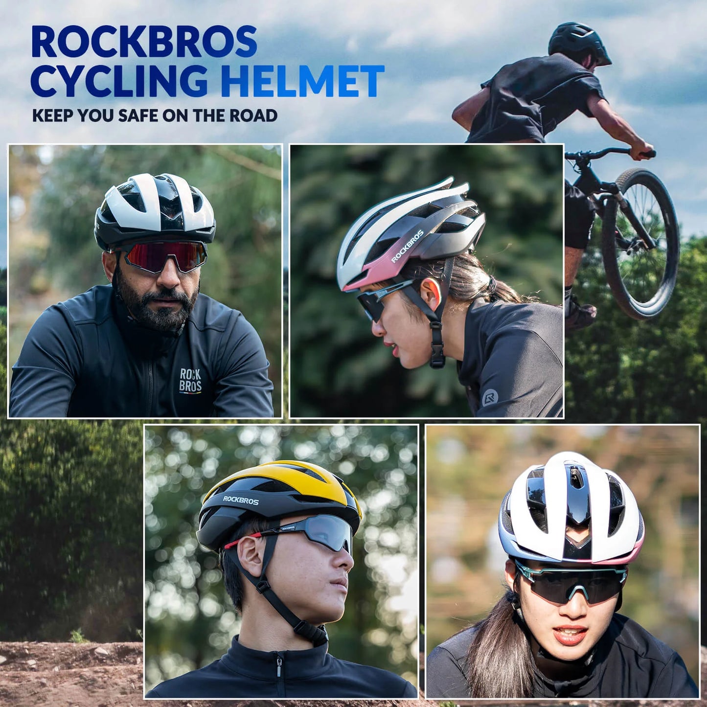 Rockbros Buysse Protective Cycling Helmet