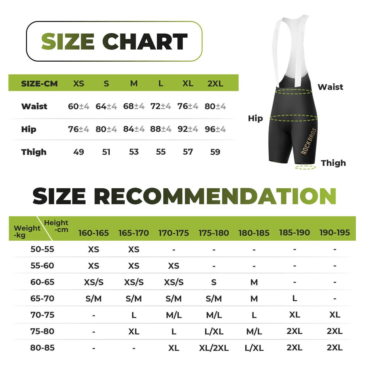Rockbros Wright Pro Men's Summer Bib Shorts