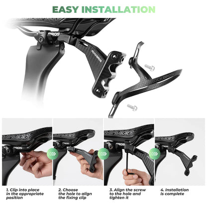 Dual Bottle Cage Saddle Mount Black