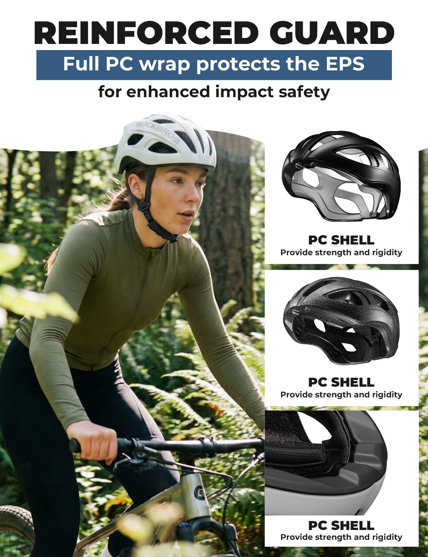 Rockbros Adult Bike Helmet In-Mold LK-66