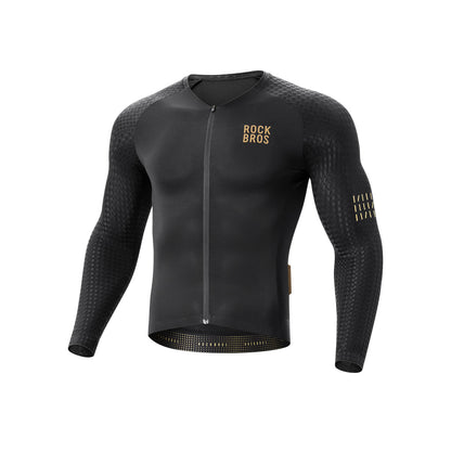 Men's Long Sleeve Cycling Jersey — Diamond 3D Cut