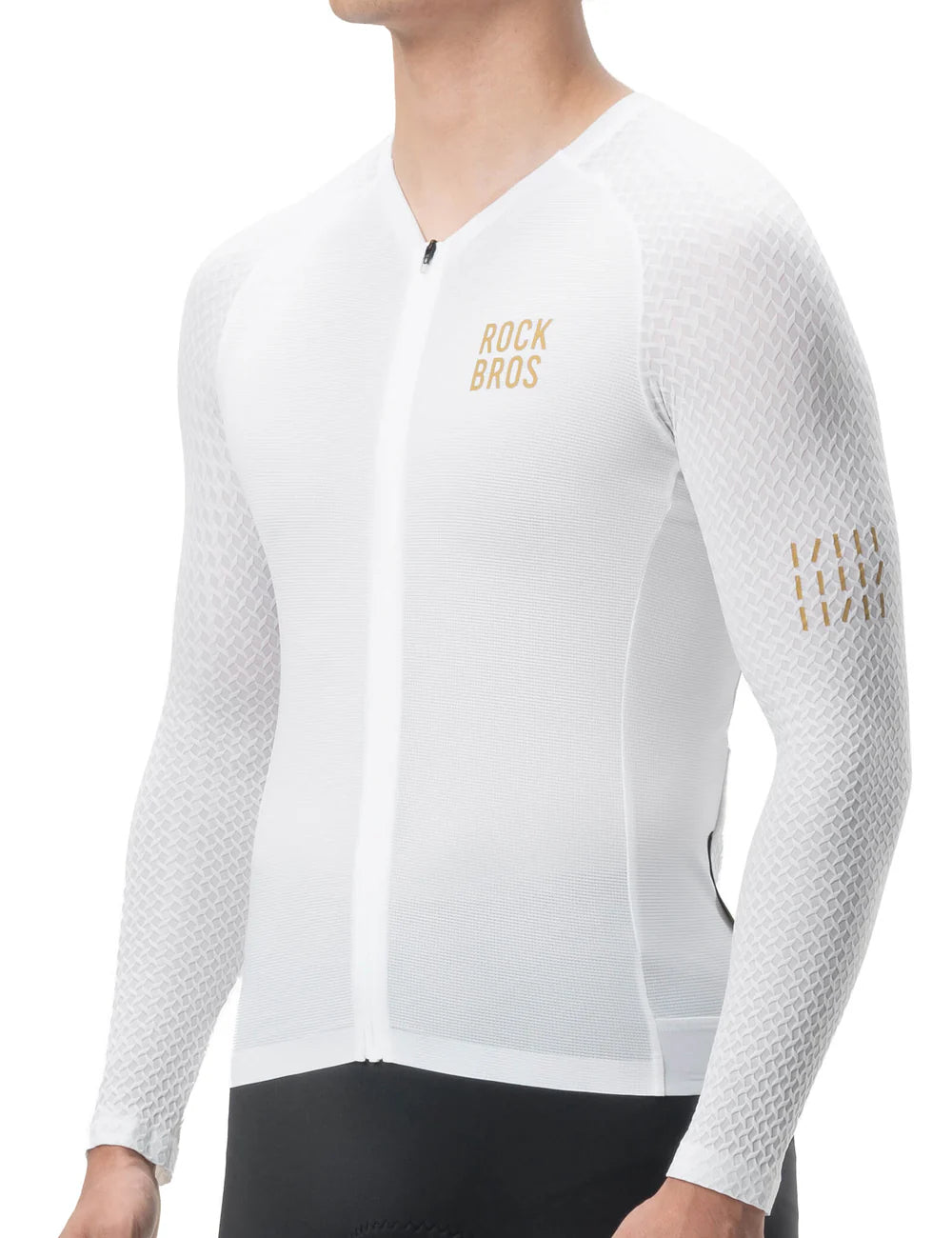 Men's Long Sleeve Cycling Jersey — Diamond 3D Cut