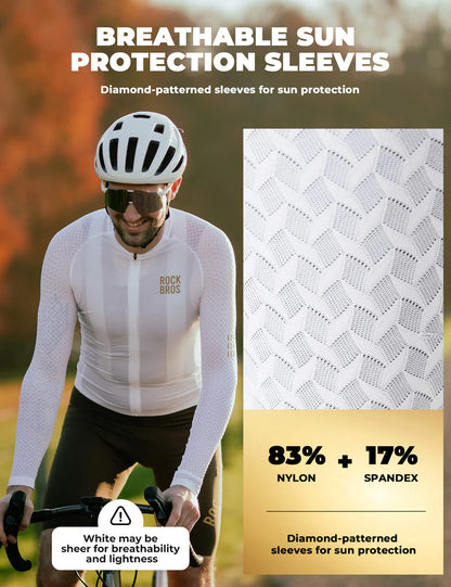 Men's Long Sleeve Cycling Jersey — Diamond 3D Cut