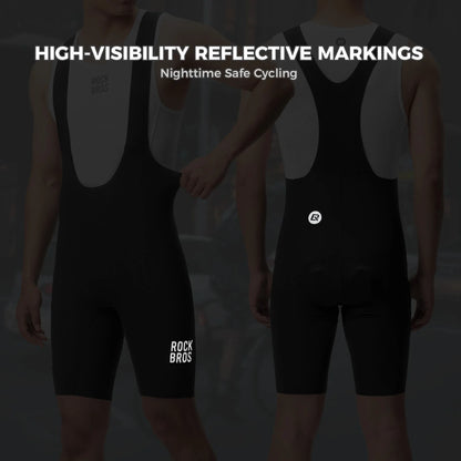 Rockbros Qilin Men's Seamless Cycling Bib Shorts