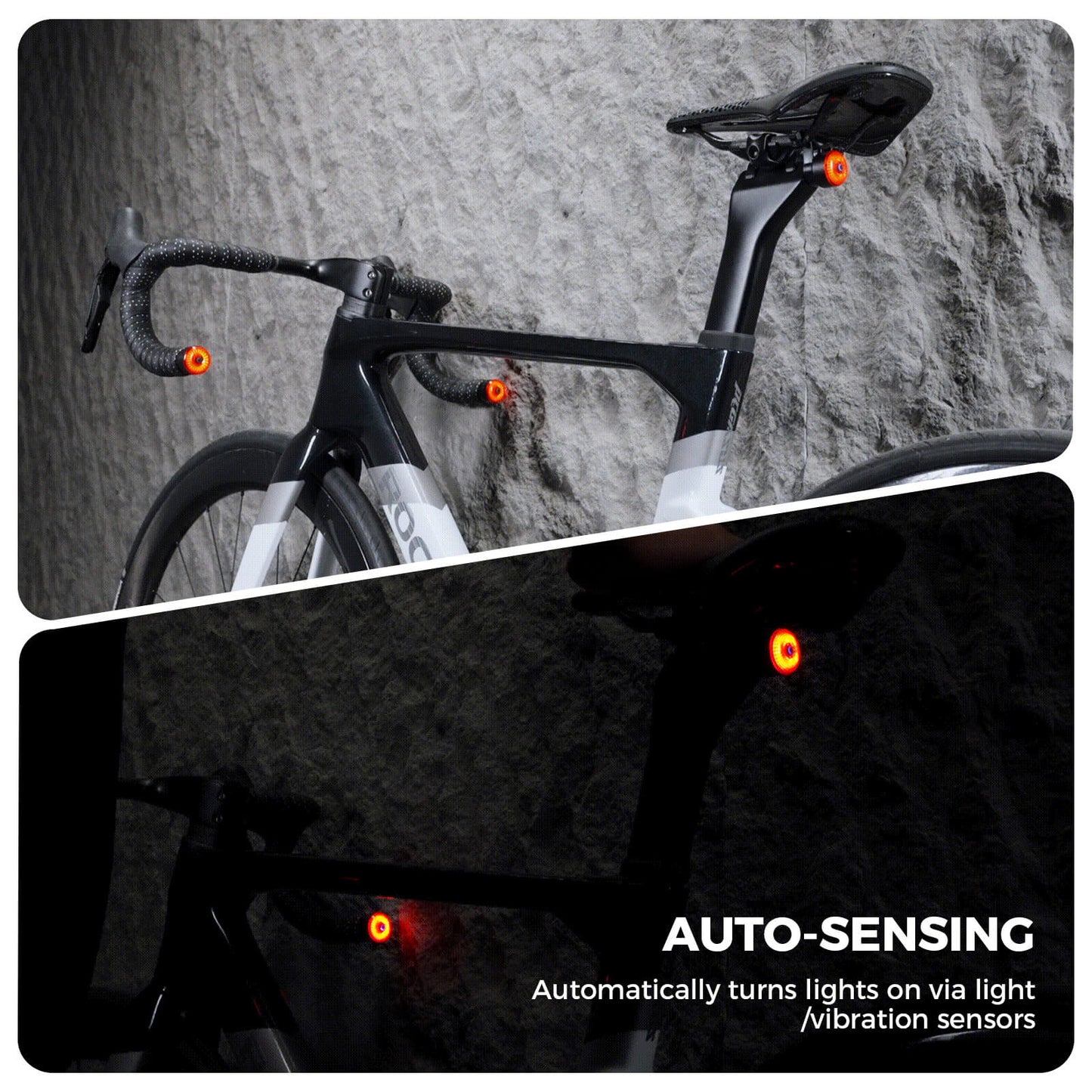 Rockbros R0 Smart Waterproof Handle Plug Tail Light