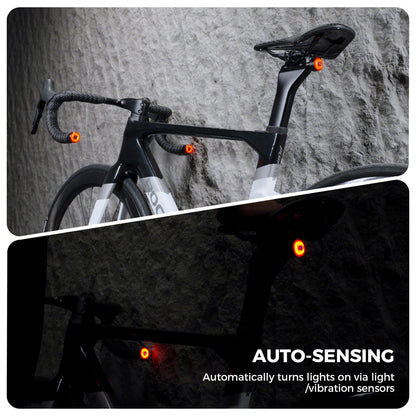 Rockbros R0 Smart Waterproof Handle Plug Tail Light