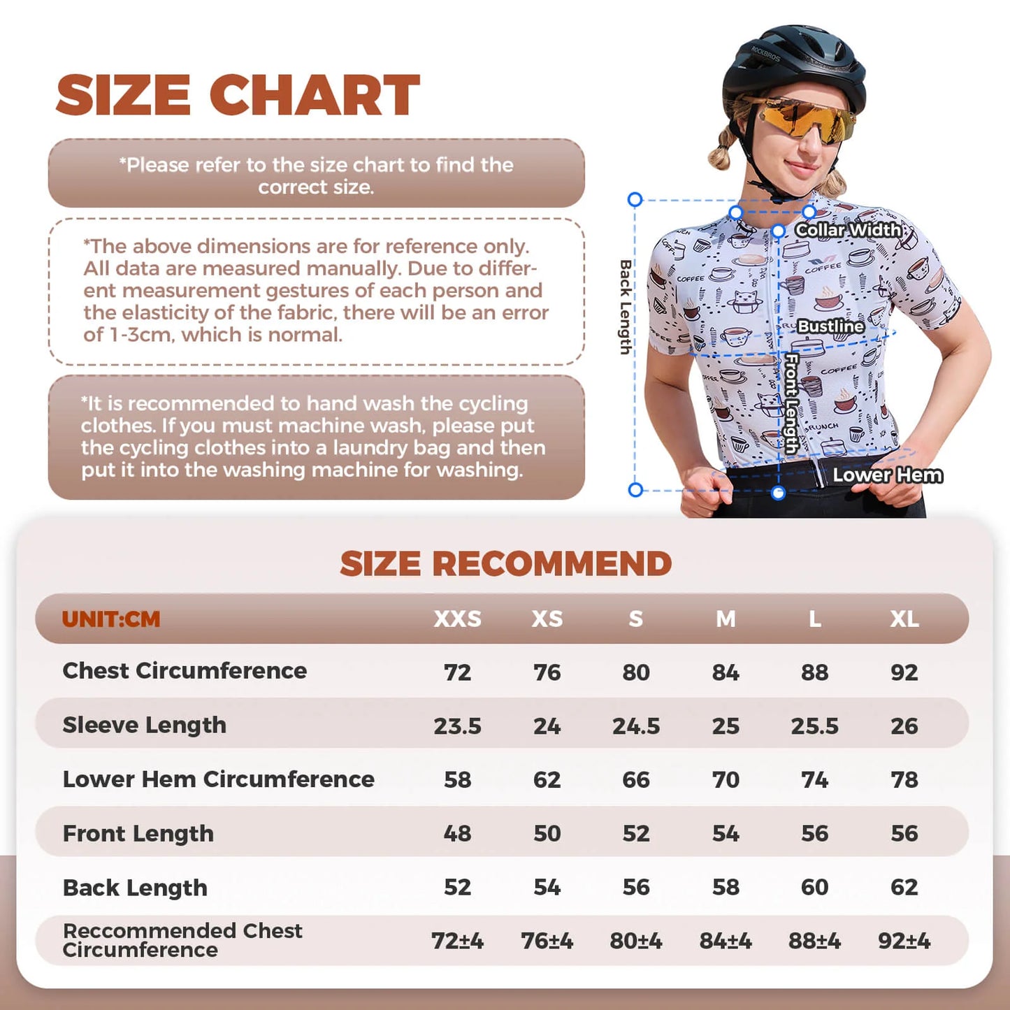 Rockbros Women's Breathable Cycling Jersey