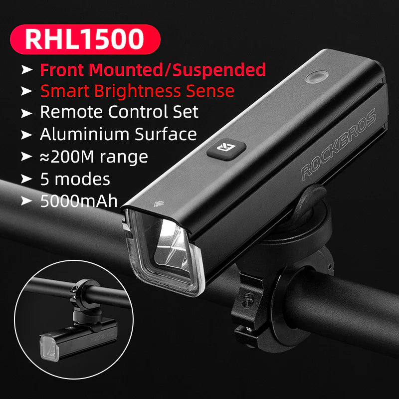 Rockbros RHL1500 Smart Sensor Headlight